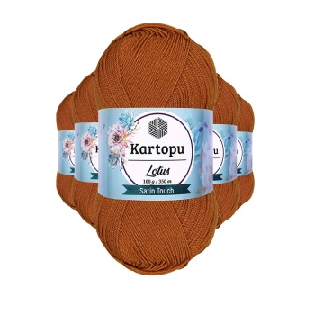 5 Adet Lotus Bikini Büstiyer Bluz Örgü İpi  K302 Tarçın