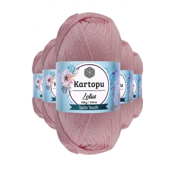 5 Adet Lotus Bikini Büstiyer Bluz Örgü İpi  K768 Açık Pembe