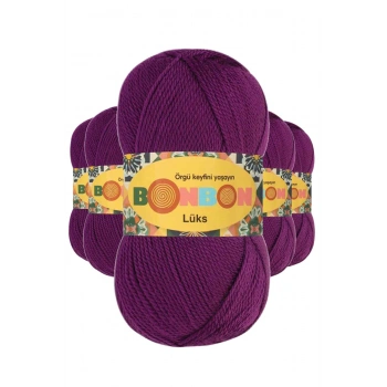 5 Adet Lüks Patik İpi Yünü Koyu İspirto 98287