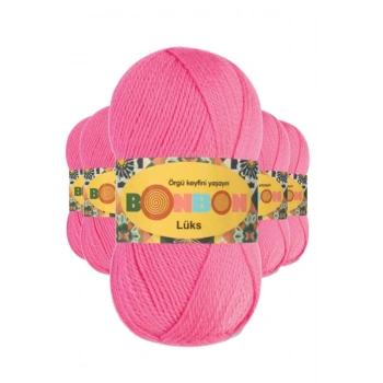 5 Adet Lüks Patik İpi Yünü Pembe 98230