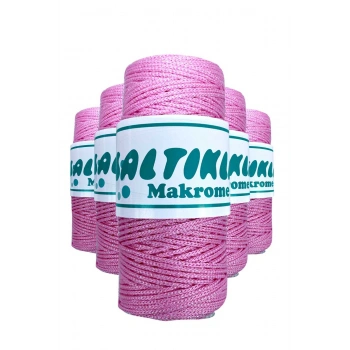 5 Adet Polyester Simli Makrome İpi SS-1545