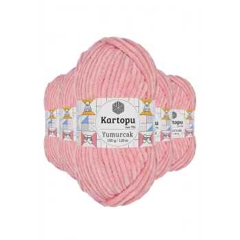 5 Adet Yumurcak Kadife El Örgü İpi Pudra K777