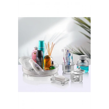 5 Parça Banyo Seti Beyaz