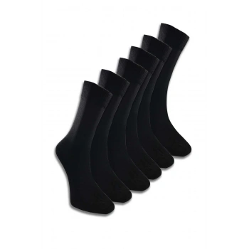 6 Adet Erkek Bambu Lastiği Sıkmayan Diyabetik Çorap