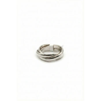 6lı Çelik Alyans Yüzük - Gümüş