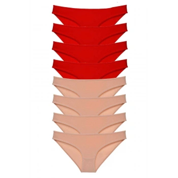 8 adet Süper Eko Set Likralı Kadın Slip Külot