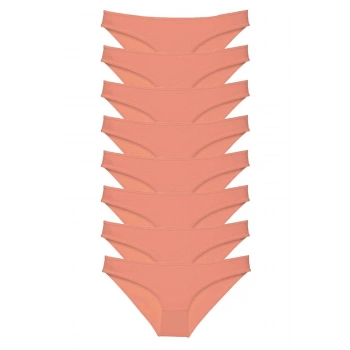 8 adet Süper Eko Set Likralı Kadın Slip Külot Pudra