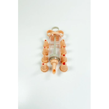 9 Başlıklı Pasta Süsleme Krema Pompası Dekoratif Kek Krema Pompası