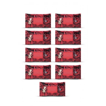 9 Paket Red Rose Islak Havlu Mendil 90 Adet Kapaklı Gül Kokulu