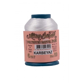 Altınbaşak Oya ve Dantel İpi 20 gr - Royaleks - No: K.BEYAZ