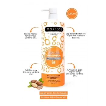 Argan Şampuan 1000 ML - Boyalı Saçlar İçin