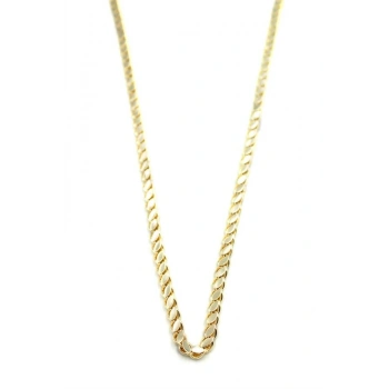 Arpa Zincir Kolye-45 cm - Altın