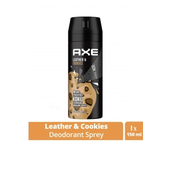 Axe Erkek Sprey Deodorant Leather & Cookies 48 Saat Etkileyeci Koku 150 ml