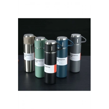 Bardaklı Termos Seti 500 Ml Royaleks-CLKN-1958