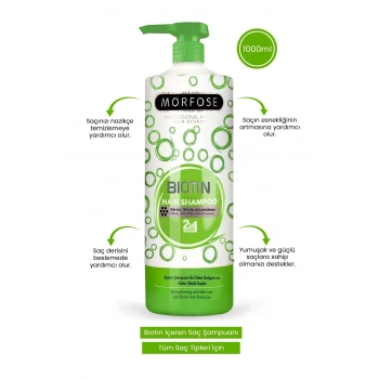 Biotin Şampuan 1000 ML - Yumuşak ve Güçlü Saçlar