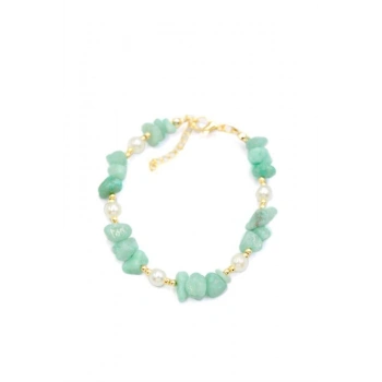 Boncuk Bileklik - Açık Yeşil