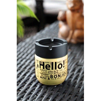 Cam Kokusuz Küllük 425 Cc Hello Desenli Sarı