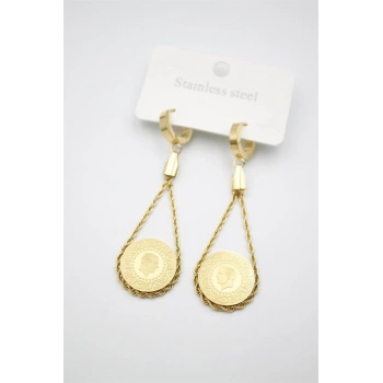 Çeyrek Küpe - Altın