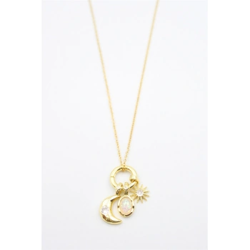 Charm Kolye - Altın