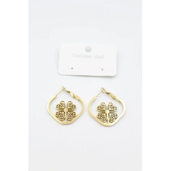 Çiçek Küpe - Altın