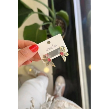 Çiçek Küpe - Pembe