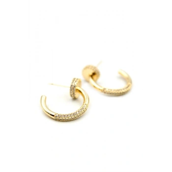 Çivi Küpe - Altın