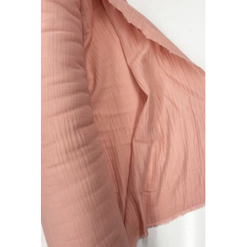 Çok Amaçlı Müslin Pamuklu Bebek Örtü ve Battaniye Kumaşı Müslin Bez Pudra 30K