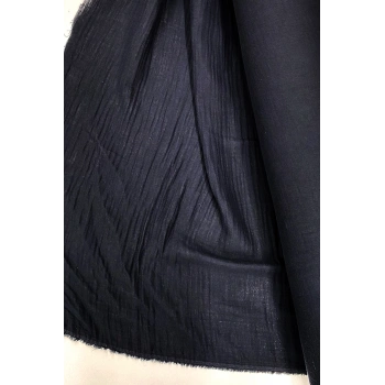 Çok Amaçlı Müslin Pamuklu Bebek Örtü ve Battaniye Kumaşı Müslin Bez Siyah 27