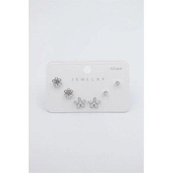 Çoklu Set Küpe - Gümüş