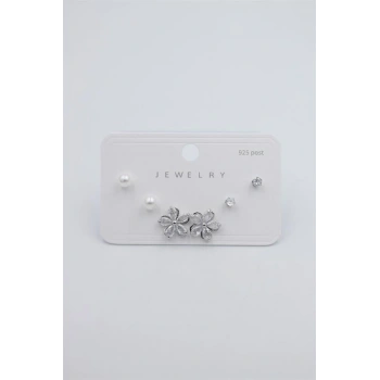 Çoklu Set Küpe - Gümüş