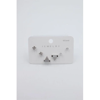 Çoklu Set Küpe - Gümüş