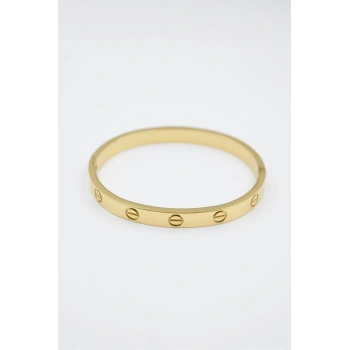 CRT Model Taşsız Bilezik - Altın