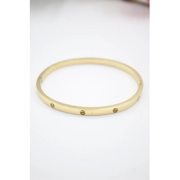 CRT Model Taşsız İnce  Bilezik - Altın