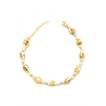 Deniz Kabuğu Halhal - Sarı