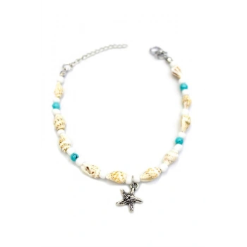 Deniz Kabuğu Halhal - Turkuaz