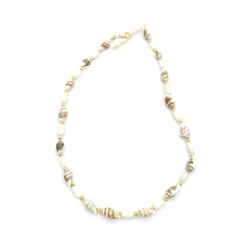 Deniz Kabuğu Kolye - Beyaz