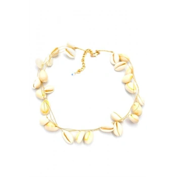 Deniz Kabuğu Kolye - Beyaz