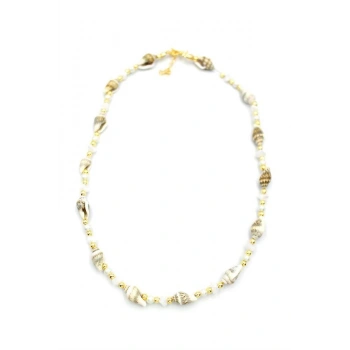 Deniz Kabuğu Kolye - Beyaz