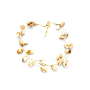 Deniz Kabuğu Kolye - Kahverengi