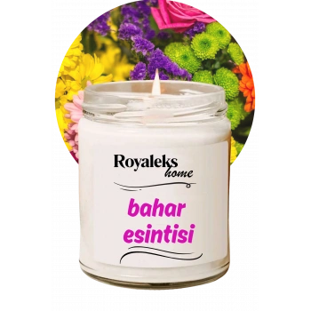 Doğal Özel Seri Kokulu Dekoratif Kavanoz Mum 210 cc - Bahar Esintisi - RYL