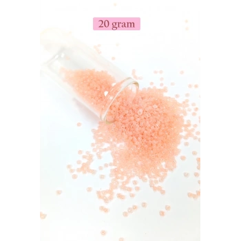 Dökme Cam Kum Boncuk (11/0) 2 mm - 20 Gram -  Pudra - BNC025