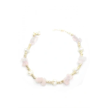 Dorika Taş Halhal - Pembe