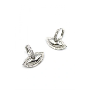 Dudak Küpe - Gümüş