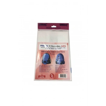 Elektrik Süpürgesi Toz Torbası 3 Lü Philips Sydney Electrolux Aeg Royaleks-68788