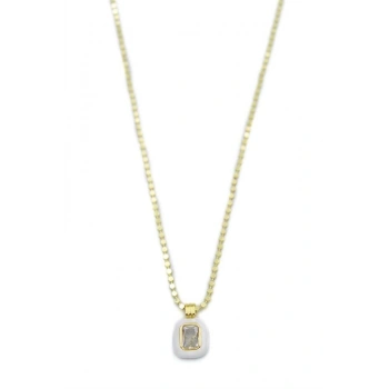 Ezme Zincir Kolye - 60 cm - Altın