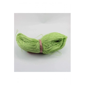 Fıstık Yeşili Renk Çile Kağıt İp Çanta Ipi Supla Ipi  No:40 - (550-600 gr)