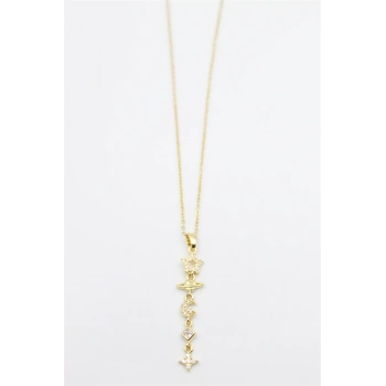 Gezegen Yıldız Kolye - Altın