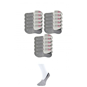 Gri Kadın Babet Çorap 15 çift