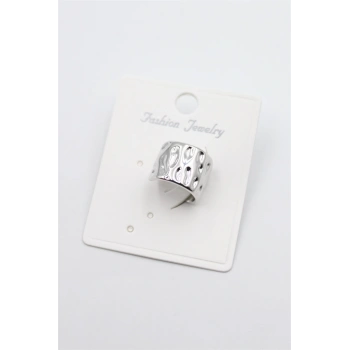 Halka Kıkırdak Küpe - Gümüş