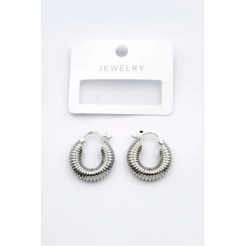 Halka Küpe - Gümüş